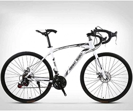 JIAWYJ Bike JIAWYJ YANGHONG-Sport mountain bike- 26-Inch Road Bicycle, 24-Speed Bikes, Double Disc Brake, High Carbon Steel Frame, Road Bicycle Racing, Red OUZHZDZXC-1 (Color : White)