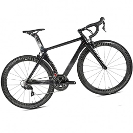 JJIIEE Bike JJIIEE Mountain Bike for Adult and Youth, 22 Speed 700C Wheels Road Bike Aluminum Alloy and High Carbon Steel, Black, 54 cm Frame