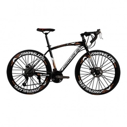 JUD Bike JUD Judsiansl 21 Speed Road Bike with Dual Disc Brake, 700C Carbon Steel Racing Bike for Adult Men Women Unisex - Max Loaded 160KG