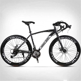 JYTFZD Bike JYTFZD WENHAO Road Bike 700C High-Carbon Steel Frame Road Bicycle, Road Bicycle Racing, 26 Inch Wheel Road Bicycle Double Disc Brake Bicycles (Color:C, Size:24 Speed 40 Knives) (Color : A)