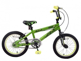 Kent Road Bike Kent Fade 16" Wheel BMX Boys Kids Bike Green / Yellow Bicycle Age 5+