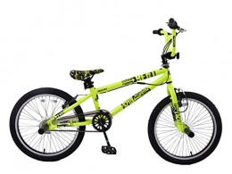 Kent Bike Kent FS20 X 20" Wheel Freestyler BMX Kids Bike Yellow / Black & Stunt Pegs 360 Gyro