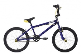 KS Cycling  KS Cycling Freestyle BMX Bike 20" Hedonic Blue-Yellow
