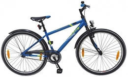 Kubbinga Road Bike Kubbinga Volare Blade MTB Tourney TZ 18 Speed Boy Bike, Blue, 24-Inch