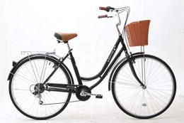 Mars Cycles  Ladies Girls Spring Dutch Style Bike Bicycles 6 Speeds with Warranty Lightweight (Black)