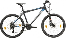 Leader Road Bike Leader Manta-Suntour 26 Inch 48 cm Men 21SP Disc Brake Grey