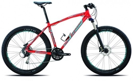 Legnano Road Bike Legnano 910Duran Suspension 27.5"Plus 3x 8V Size 40Alu Red (MTB) Bike / Bicycle 910Duran 27.5" Plus 3x 8S Size 40Alu Red (MTB Front Suspension)