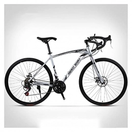 LHQ-HQ Bike LHQ-HQ 26" 24 Speed 700C Wheels Road Bike Dual Disc Brake Regular Spoke Wheels Road Bicycle for Adults Men, B