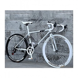 LHQ-HQ Bike LHQ-HQ 26" Road Bike for Men And Women 24 Speed Bicycles 4Cm Rim Bicycle High Carbon Steel Bikes with ​Alloy Stem, B