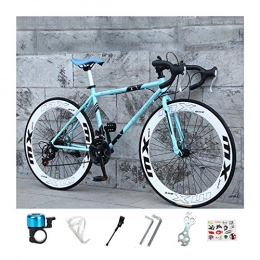 LHQ-HQ  LHQ-HQ 26Inch Road Bike for Men And Women 24 Speed City Bike 6Cm Rim Bicycle High Carbon Steel Bikes with Alloy Stem, C