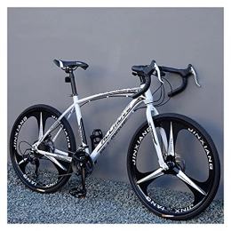 LHQ-HQ Bike LHQ-HQ 27 Speed 52Cm Frame 700C Wheels Road Bike for Adults Men Women Dual Disc Brake 3 Spoke Wheel Road Bicycles, A