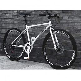 LIFHl Road Bike LIFHl 26 Inch Mountain Bike Cycling 24 Speed Disc Brakes Front And Rear Bicycles High Carbon Steel Frame Road Bicycle For Women Men Adult