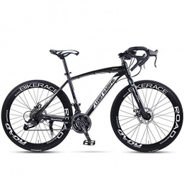 LP-LLL Mountain bikes - road racing road bike, double disc brake city freestyle bike, competition wheels, 26 inch 27 speed, vehicle for students, adults