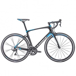 NOBRAND Road Bike Men Women Road Bike, 22 Speed Ultra-Light Carbon Fiber Road Bicycle, Adult Racing Bicycle, 700C Wheels Sport Hybrid Road Bike, Blue Suitable for men and women, cycling and hiking ( Color : Blue )