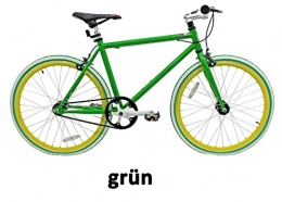 Micargi Bike Micargi ' 24Single Speed Fitness Bike Bicycle Fixed gear road bike frame height: 45cm, Green