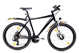 MIFA Road Bike MIFA '26inch MTB Cross Bicycle Bike Shimano 21Speed StVZO Disc Black