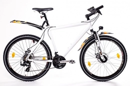 MIFA Road Bike MIFA '26inch MTB Cross Bicycle Bike Shimano 21Speed StVZO Disc White