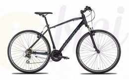 Montana Road Bike Mountain Bike 28" X-Cross Man Alloy Shimano Steel 3x7 Black