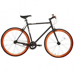 Muddyfox Bike Muddyfox Mens Fixie Race Bike Black Orange 700Wh / 60Fr