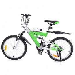 MuGuang Children Mountain Bike 20 Inch 6 Speed Come with 500cc Kettle for Children from 7 to 12 Ages Green Color