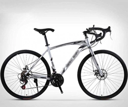 N\A Bike  ZGGYA Adult Hybrid Bike, Double Disc Brakes, High Carbon Steel Frame, 26-inch Road Bike, 24-speed Bike, Road Bike Racing, Mountain Bike
