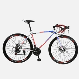 N\A Bike NA ZGGYA Road Bicycle, High-carbon Steel Frame, 26-inch 21-speed Bicycle, Mens Bike, Dual Disc Brakes Bycicles Hybrid