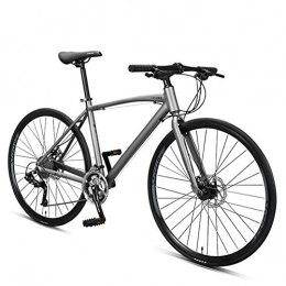 NENGGE 30 Speed Road Bike, Adult Commuter Bike, Lightweight Aluminium Road Bicycle, 700 * 25C Wheels, Racing Bicycle with Dual Disc Brake,Gray