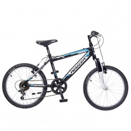 Neuzer Mistral 20 Boys Rigid 20 Inch Mountain Bike in Black with 6 Speed and Alloy Frame