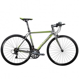 No/Brand Road Bike NOBRAND Adult Road Bike, Men Women Lightweight Aluminium Road Bike, Racing Bicycle, City Commuter Bicycle, Road Bicycle, Blue, 16 Speed Suitable for men and women, cycling and hiking (Color : Green)