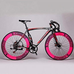 peipei Bike peipei Road bike 48cm 51cm 54cm frame 700C X 70mm bicycle variable speed road bike disc brake road bike-Pink_48CM