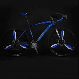 PengYuCheng Bike PengYuCheng Adult road bike live flying bicycle male and female students bend bicycle speed bicycle solid tire damping net mountain bike q7