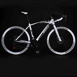 PengYuCheng Road Bike PengYuCheng Adult road bike live flying bicycles male and female students bend bicycle speed bicycle solid tire damping net mountain bike q5