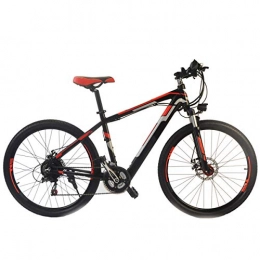 PXQ Road Bike PXQ 26 inch Folding E-bike 36V 250W Electric Mountain Bike Citybike with Dual Disc Brakes and Shock Absorber Fork, 21 Speeds Commuter Bicycle, Red