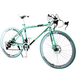 QCLU Road Bike QCLU 26 Inch Mountain Bike, Disc Brakes Hardtail MTB, Trekking Bike Men Bike Girls Bike, Full Suspension Mountain Bike, 21 Speed, Oil brake, Road Bike for Teenagers And Adults (Color : D)