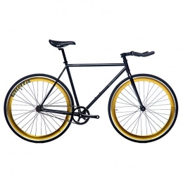 Quella  Quella Nero Gold (54cm) Fixie Fixed Gear Single Speed Commuter Bicycle