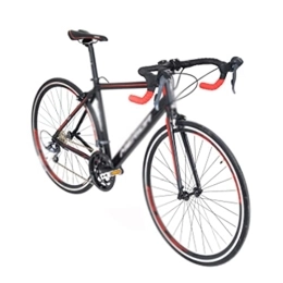 QYTEC Road Bike QYTECzxc Mens Bicycle 16-Speed Highway Bike Black 700 * 48 (Recommended Height 160-170cm)