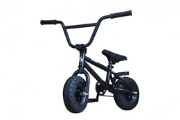 R & R Enterprises R4 Matte Black Complete Pro Mini Bmx Bicycle Trick Jump Freestyle With Pegs, USA