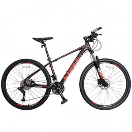 radarfn  radarfn Mountain Bike, 30Speed 27.5inches Wheels Adult Bicycle, Aluminum Alloy Frame Shiftable Lock Front Fork-Suspension Mountain Bicycle (Red)