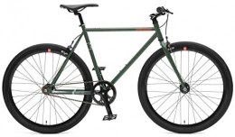 Retrospec Bike Retrospec Bicycles Unisex Mantra V2 Single Speed Fixed Gear Bicycle, Hunter Green, X-Large
