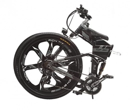 RICH BIT Bike RICH BIT RLH-860 Electric Bike folding mountain bicycle MTB e bike 36V*250W 12.8Ah Lithium - Iron Battery 26inch Magnesium Integrated Wheel (Gray)
