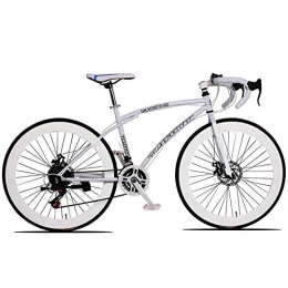 MXYPF Road Bike Road Bike, Adult Racing Bike 26-Inch Carbon Steel Frame 21-Speed Transmission Dual Disc Brakes Suitable For 160-185cm Tall Men And Women