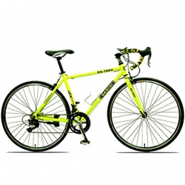 MICAKO Road Bike Road Bike - Aluminum Alloy Frame SHIMANO 14 / 30 Speed, 700C Wheels Road Bicycle, Yellow, 14speed