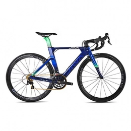 MICAKO Road Bike Road Bike - SHIMANO 22 Speed 700C Wheels Road Bicycle, Carbon Fiber, Blue, 48cm