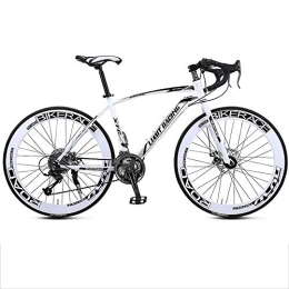ZYZYZY Bike Road Bikes High-carbon Steel Road Bike Racing Bike Fiber Road Bicycle 27 Speed Derailleur System And Double V Brake A-27 Speed 26 Inches