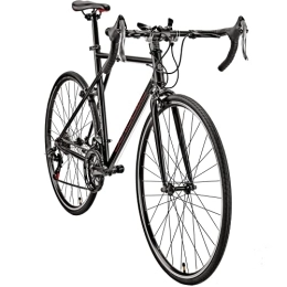 EUROBIKE Bike Road Bikes mens, 21-Speed bike, 54CM-Frame, Multiple Color (560-black)