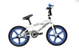 Rooster Road Bike Rooster Big Daddy Kids BMX Bike Gyro, White - 18" Blue Skyway Mag Wheel