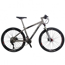 SAVA Bike SAVA Titanium Alloy 27.5'' Mountain Bike Complete Pro Hard Tail MTB Bicycle 22 Speed SHIMANO 8000 with Manituo Air Suspension Fork, Maxxis Tire and Fizik Saddle