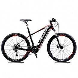 SAVADECK Bike SAVADECK Knight 9.0 Carbon Fiber e-bike 27.5 inch Electric Mountain Bike Pedal-assist MTB Pedelec Bicycle with Shimano 20 Speed and Removable 36V / 10.4Ah SAMSUNG Li-ion Battery