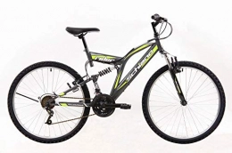 Schiano  Schiano Rider 26Inch Fully Youth Boys Mountain Bike 18Speed Girls Mountain Bike Broadpeak, charcoal-green
