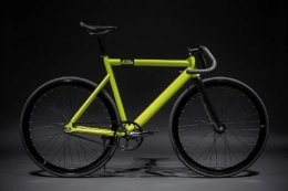 State Bicycle  State Bicycle 6061 Black Label Fixed Gear Bike - Chartreuse, 55 cm